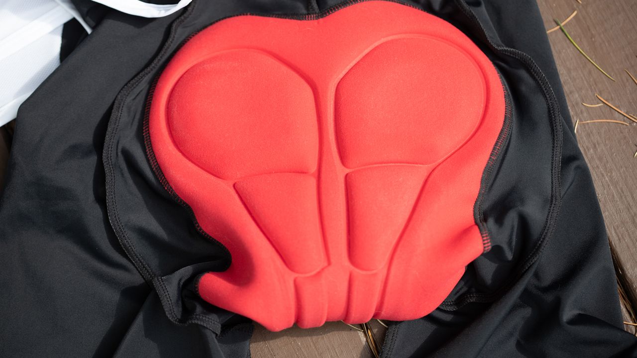 The Black Bibs rear section of the chamois