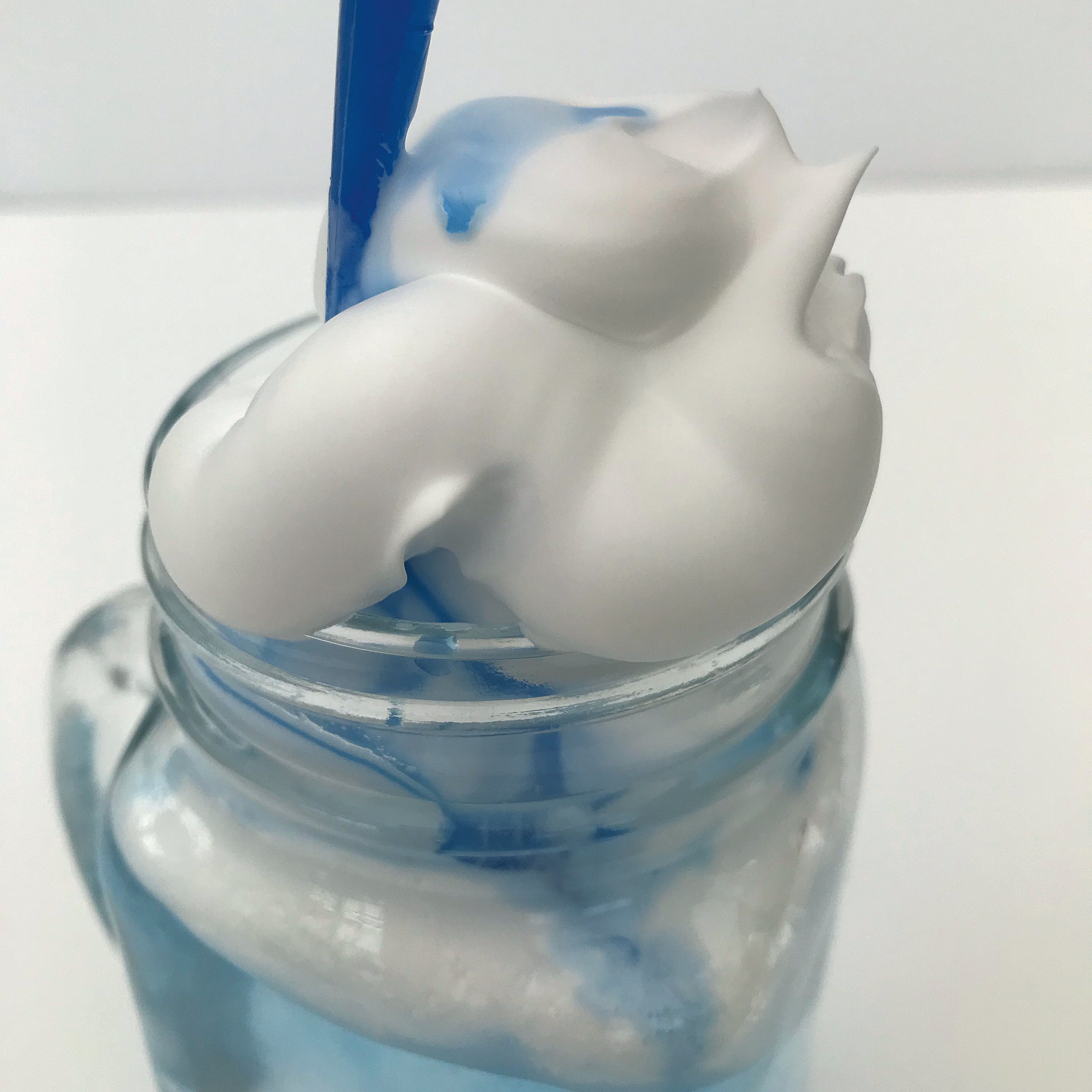 shaving foam in a jar