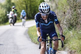 Vuelta Asturias 2022 - 65th Edition - 2nd stage Candas - Cangas del Narcea 202 km - 30/04/2022 - Ivan Ramiro Sosa (COL - Movistar Team) - photo Rafa Gomez/SprintCyclingAgencyÂ©2022