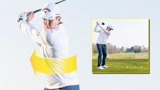 PGA pro Ben Emerson demonstrating his golf tempo drills to improve your swing rhythm 