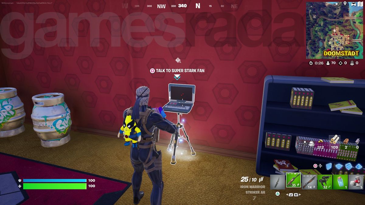 Fortnite Stark Fan Club quests How to donate items GamesRadar+