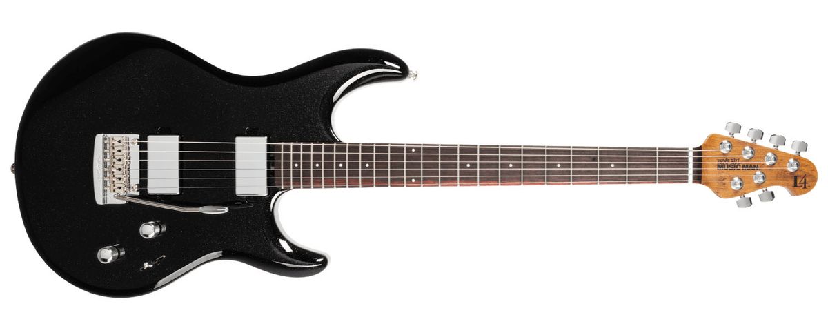 Ernie Ball Music Man Steve Lukather L4 2025 Black Sparkle