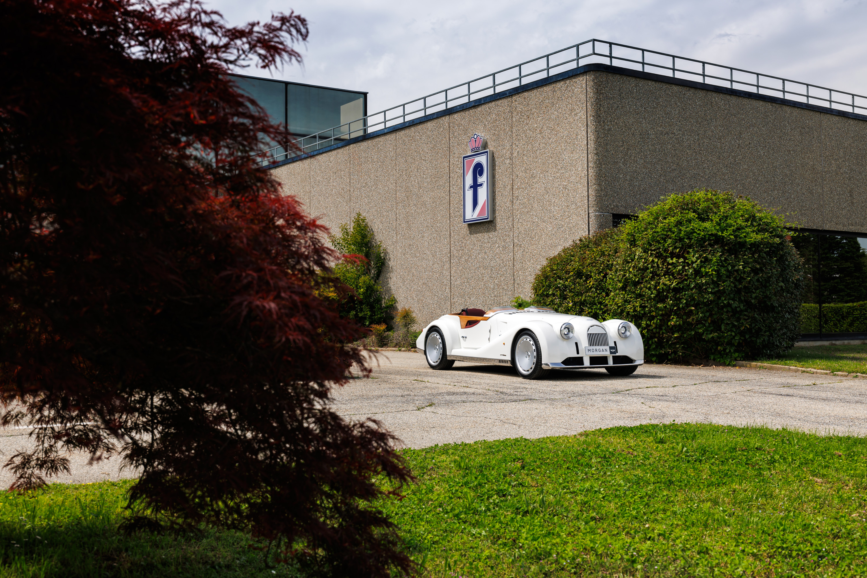 The Morgan Midsummer Barchetta, one of 50 examples designed in collaboration with Pininfarina and Morgan