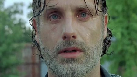 An image of Andrew Lincoln as Rick Grimes from The Walking Dead