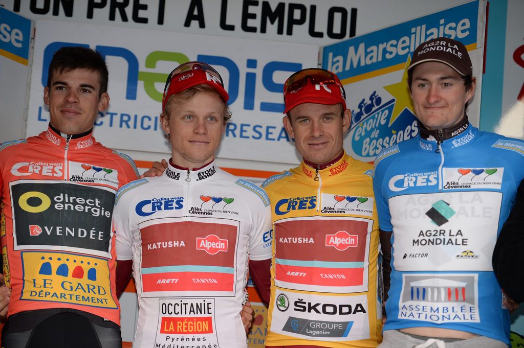 The final classification leaders after stage 5