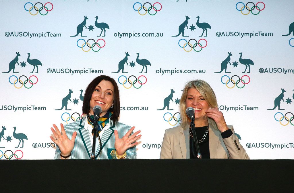 Anna Meares with 2016 Chef de Mission Kitty Chiller