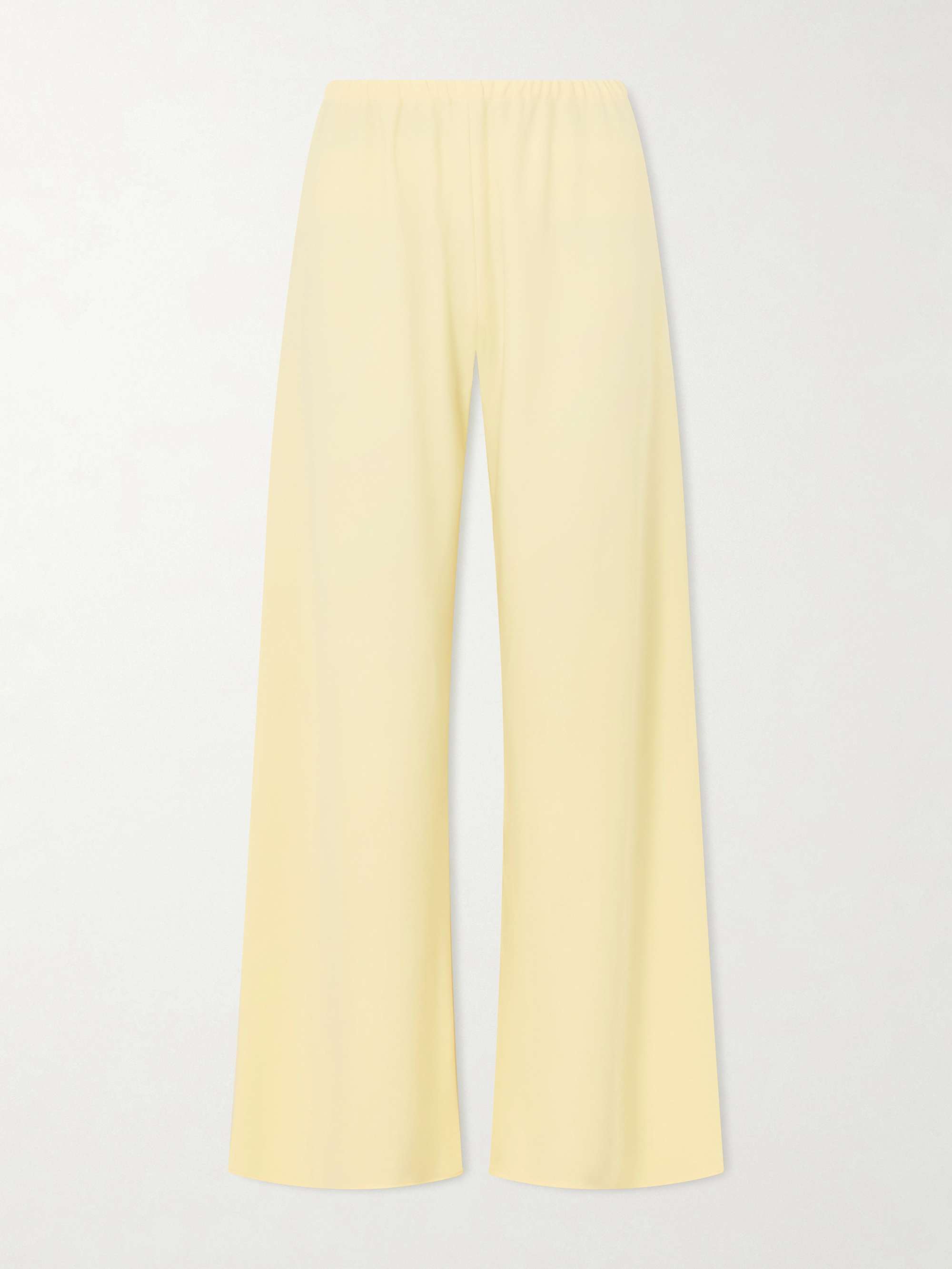 Colby Recycled-Crepe Wide-Leg Pants