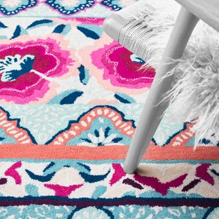 pink poppy design accessorize rug