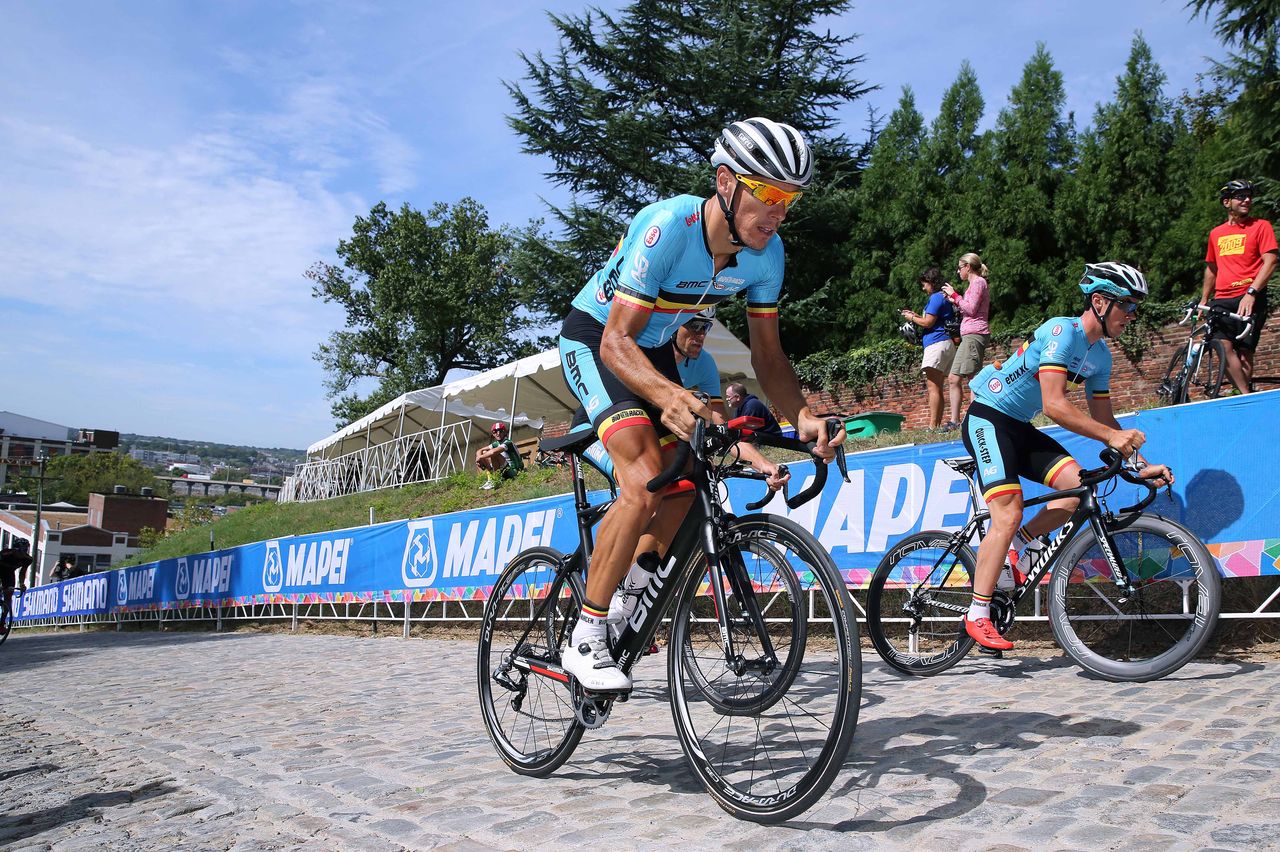 Philippe Gilbert (Belgium) out of the saddle