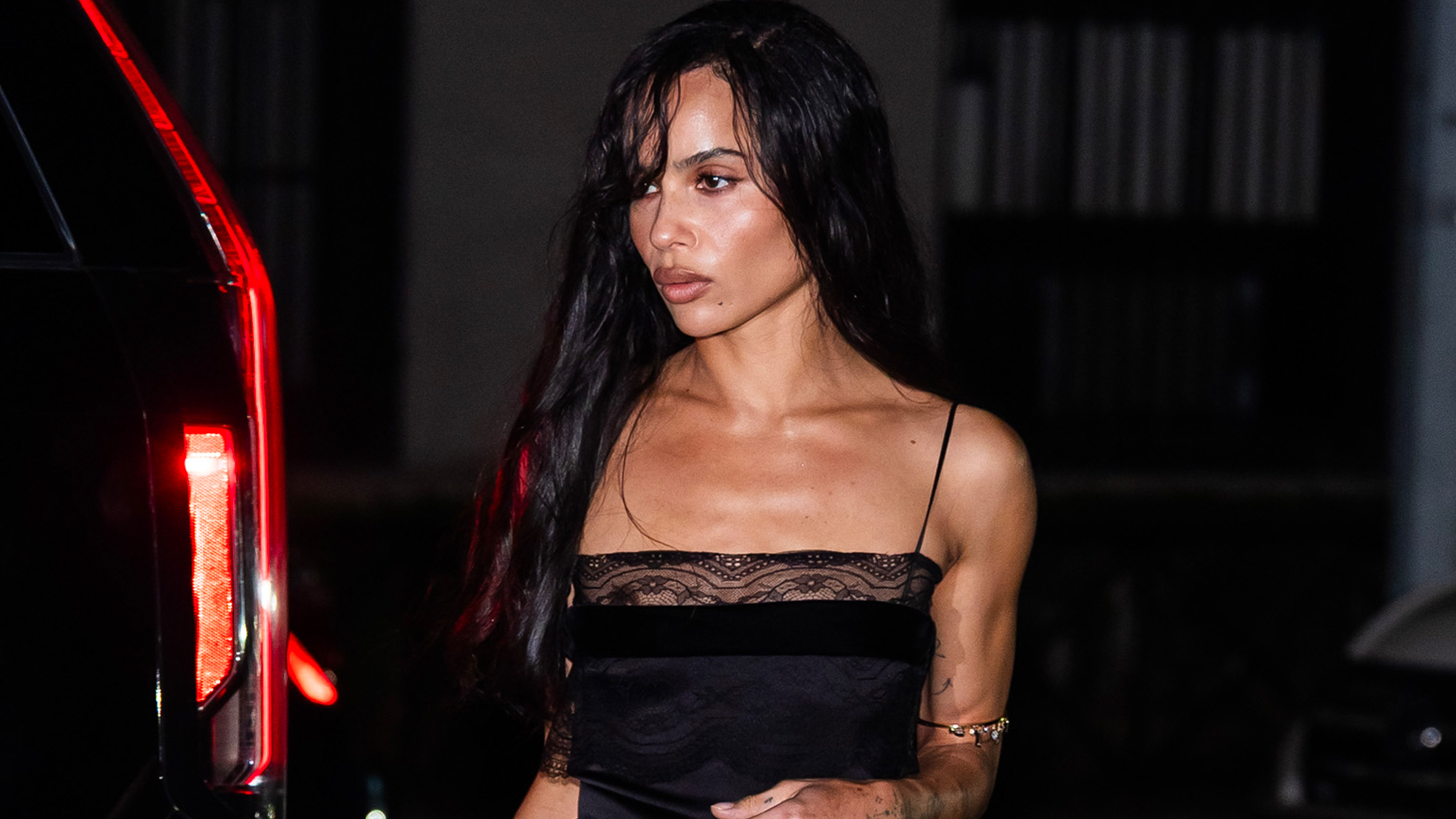 Zoe Kravitz attends Jessica McCormack Madison Ave. boutique opening cocktail party at The Frick Museum on September 10, 2025 in New York City.