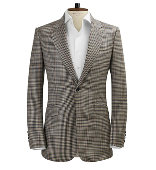 Huntsman linen suit