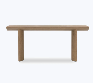oak console table