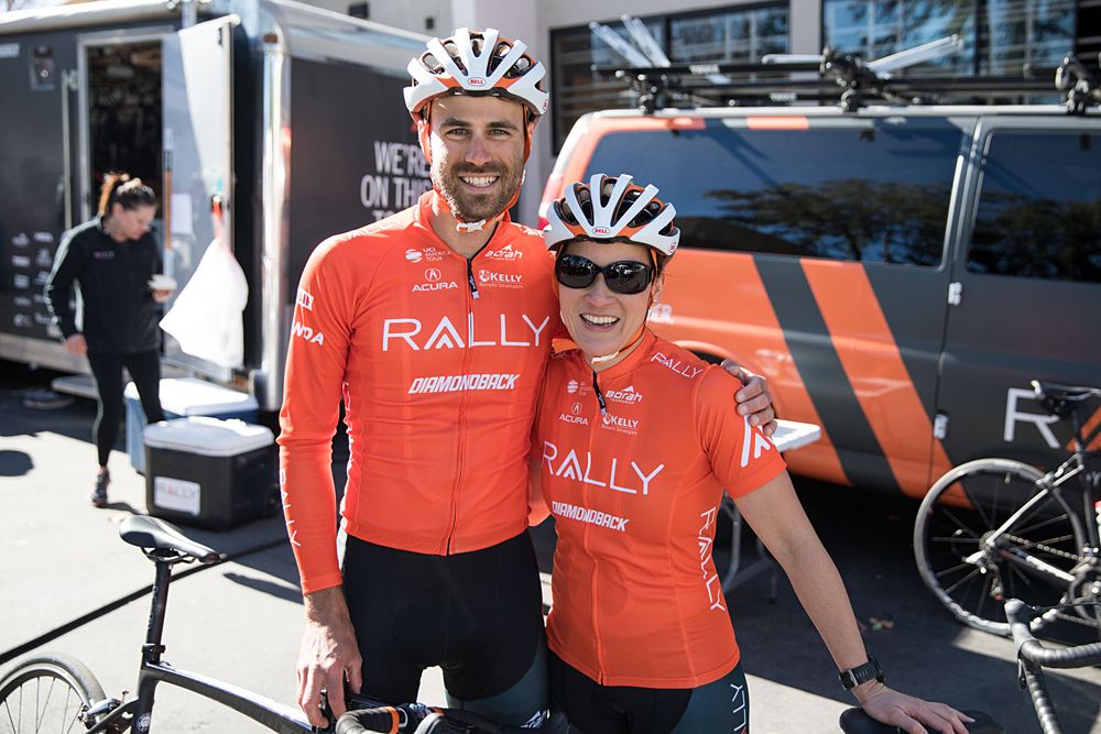 Jesse Anthony with Rally Health's SVP of Marketing, Brenda Yang