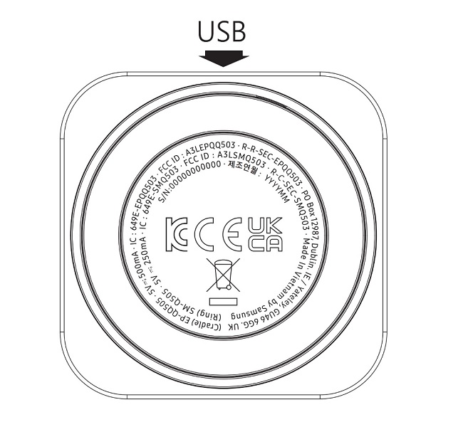The FCC's Galaxy Ring listing teases a "charging cradle" for the device.