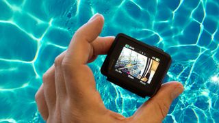 A GoPro underwater 