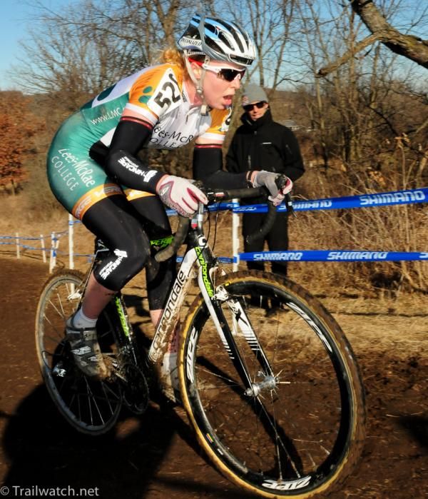Erica Zaveta (Lees-McRae) having a solid race