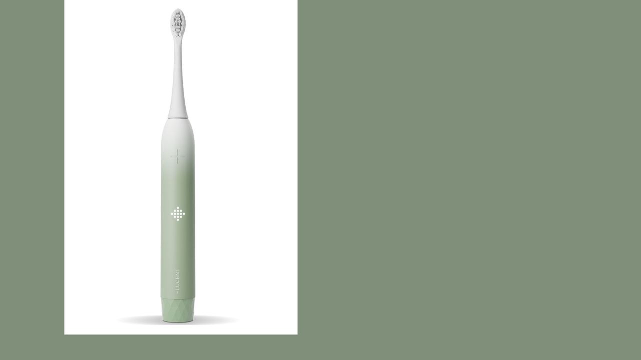 Lucent Prism sonic electric toothbrush in green