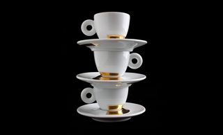 The illy & Le Méridien art collection cup specially designed for the Le Méridien Istanbul Etilier First Night