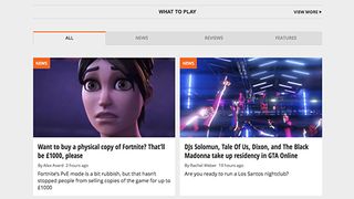 What To Play GamesRadar+ Homepage