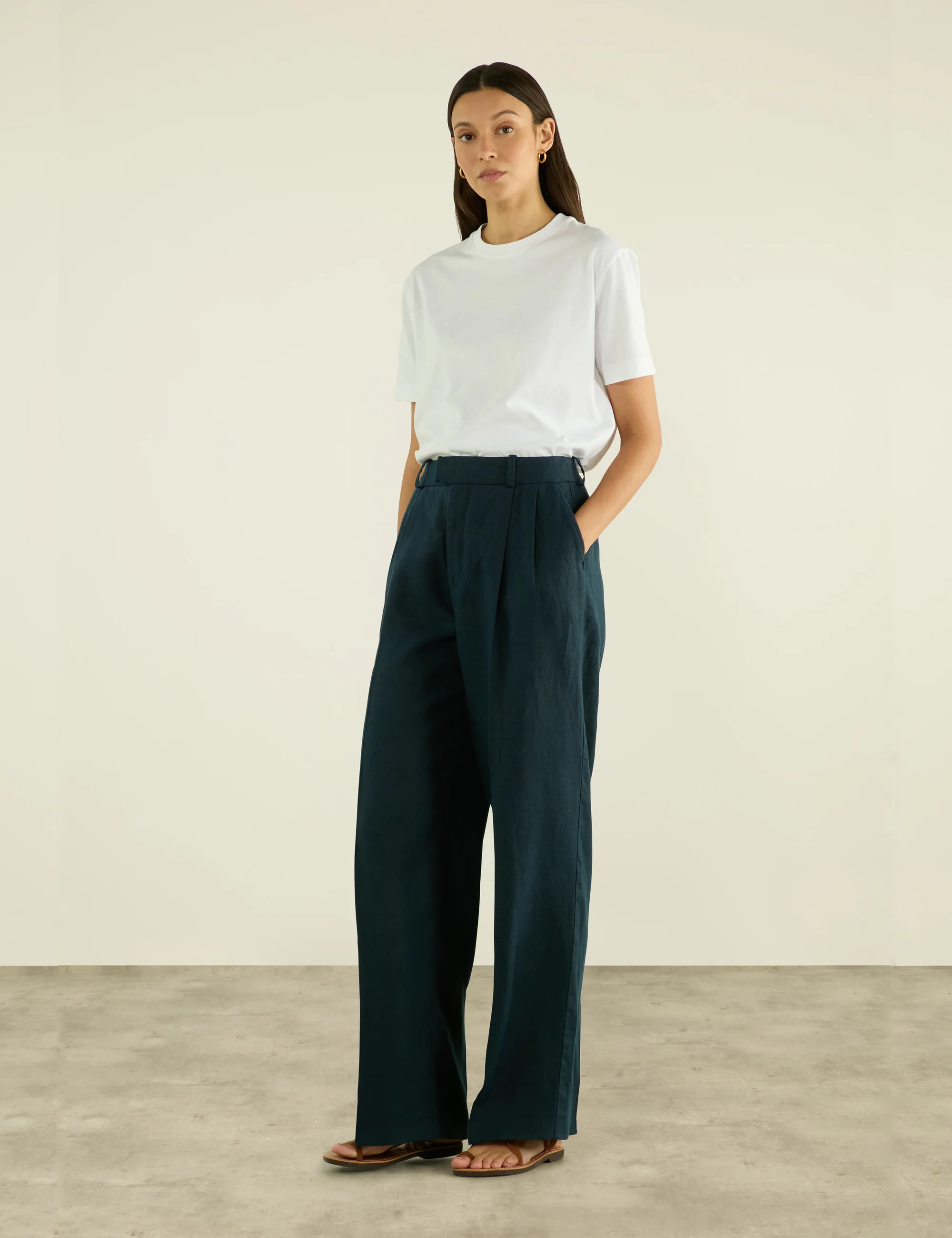 With Nothing Underneath, Rampling Linen Trousers