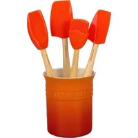 Le Creuset Classic Utensil Jar with Set of 4 Craft Spatulas: was £65, now £40.99 at Amazon