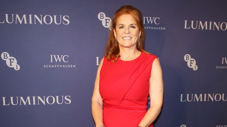 Sarah Ferguson, Duchess of York attends the BFI & IWC Luminous Gala at The Roundhouse on October 1, 2019 in London, England