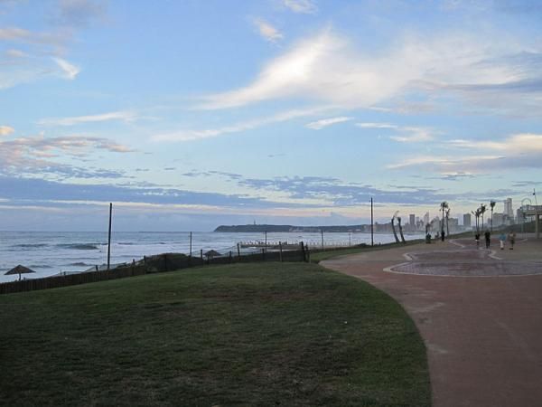This is one of the best bike paths Lea has been on in Durban, South Africa