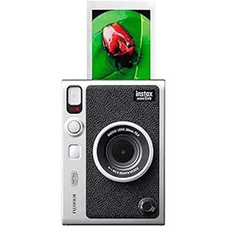 A Fujifilm Instax mini Evo hybrid instant camera