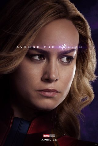 Brie Larson full Endgame poster