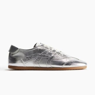 Image of silver trainers