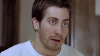 A close up of Jake Gyllenhaal looking excited in Proof