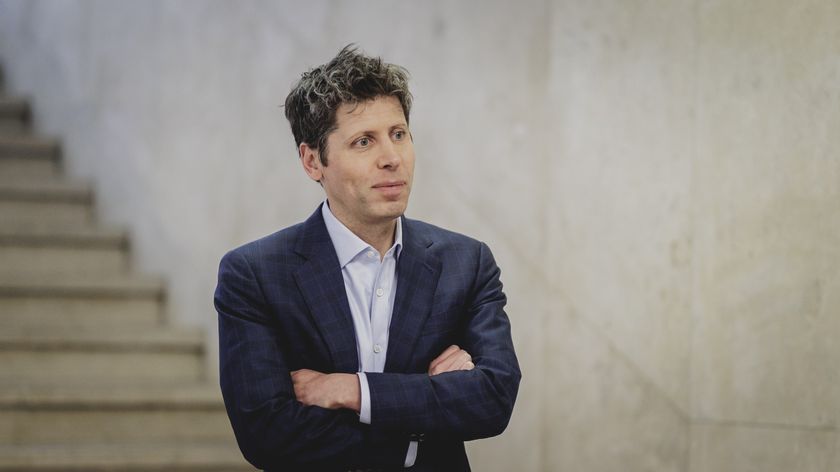 Sam Altman, CEO of Open AI, is pictured on September 25, 2025 in Berlin, Germany.