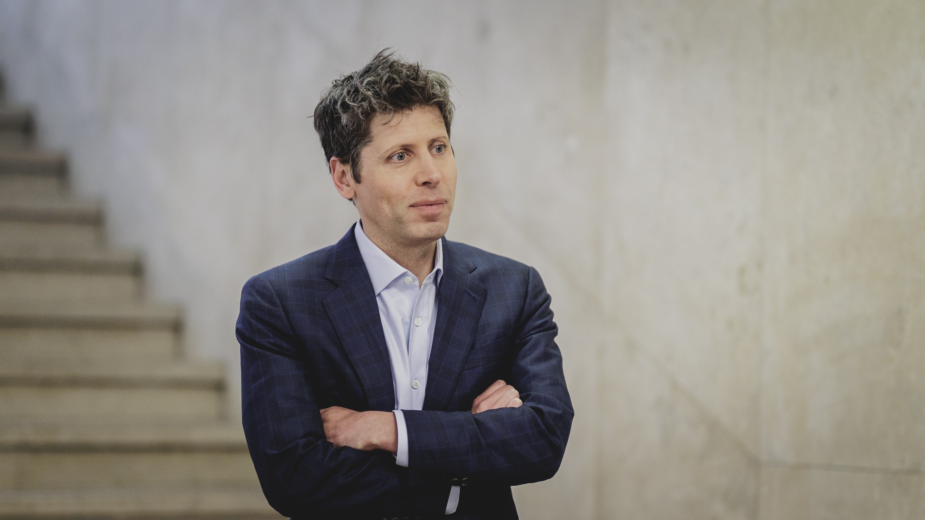 Sam Altman, CEO of Open AI, is pictured on September 25, 2025 in Berlin, Germany.