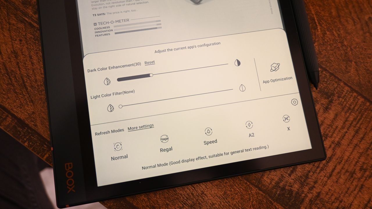 A photo of the Onyx Boox Note Air 2