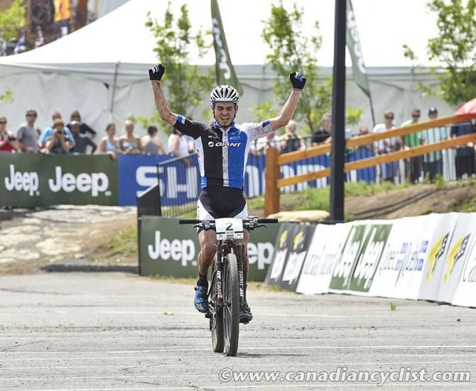 Michiel van der Heijden (Giant Pro XC Team) wins