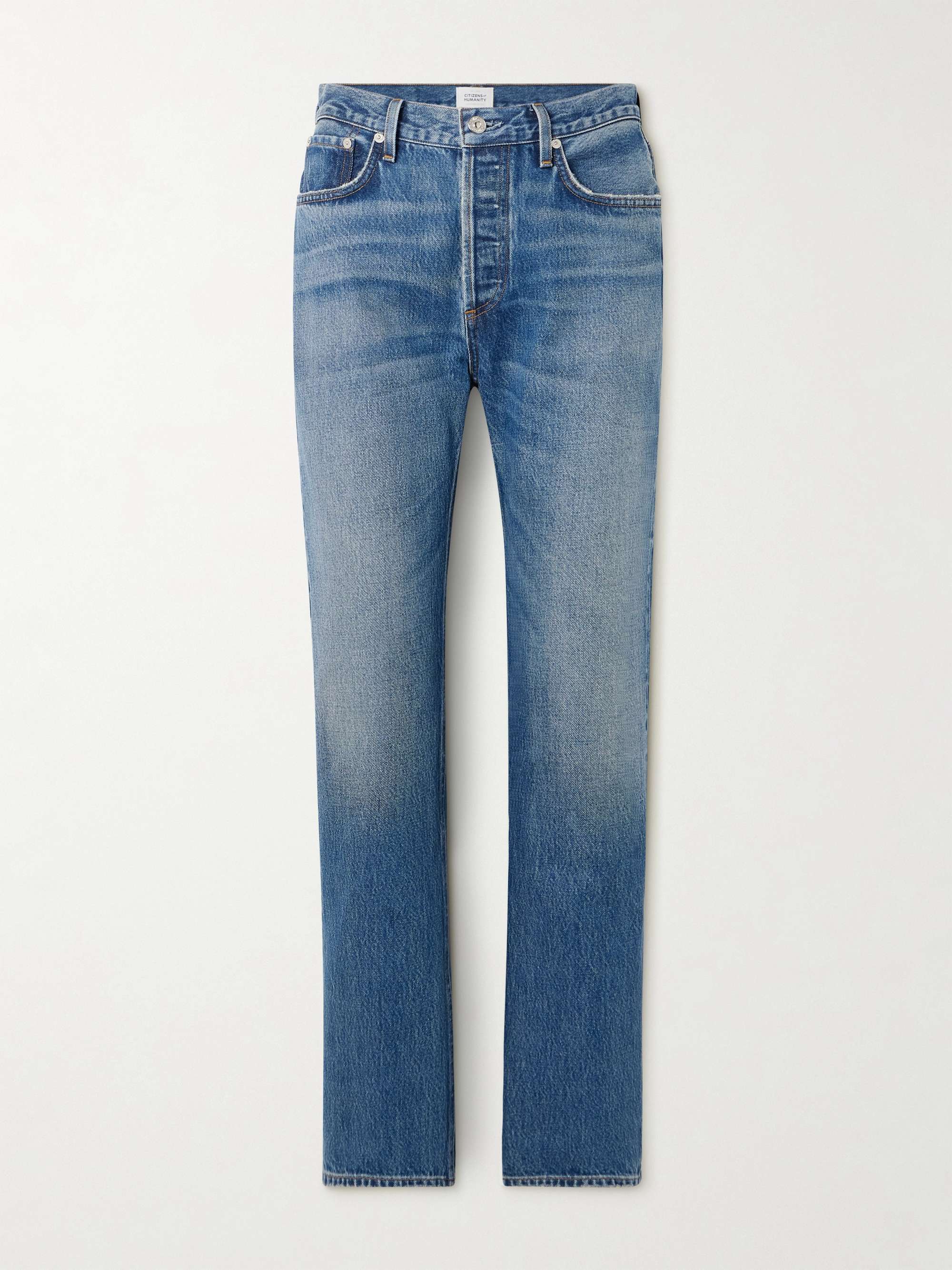 Blaine High-Rise Straight-Leg Jeans