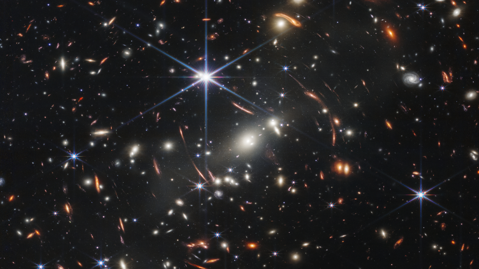 This James Webb Space Telescope deep-field image shows some of the earliest and most distant galaxies ever seen.