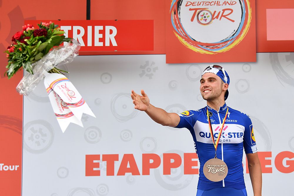 Maximilian Schachmann of Germany and Team Quick-Step Floors wins stage 2 at Deutschland Tour