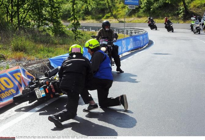 It's not just the cyclists who crash