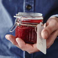 IKEA KÖSSEBÄR Jar with lid, clear glass