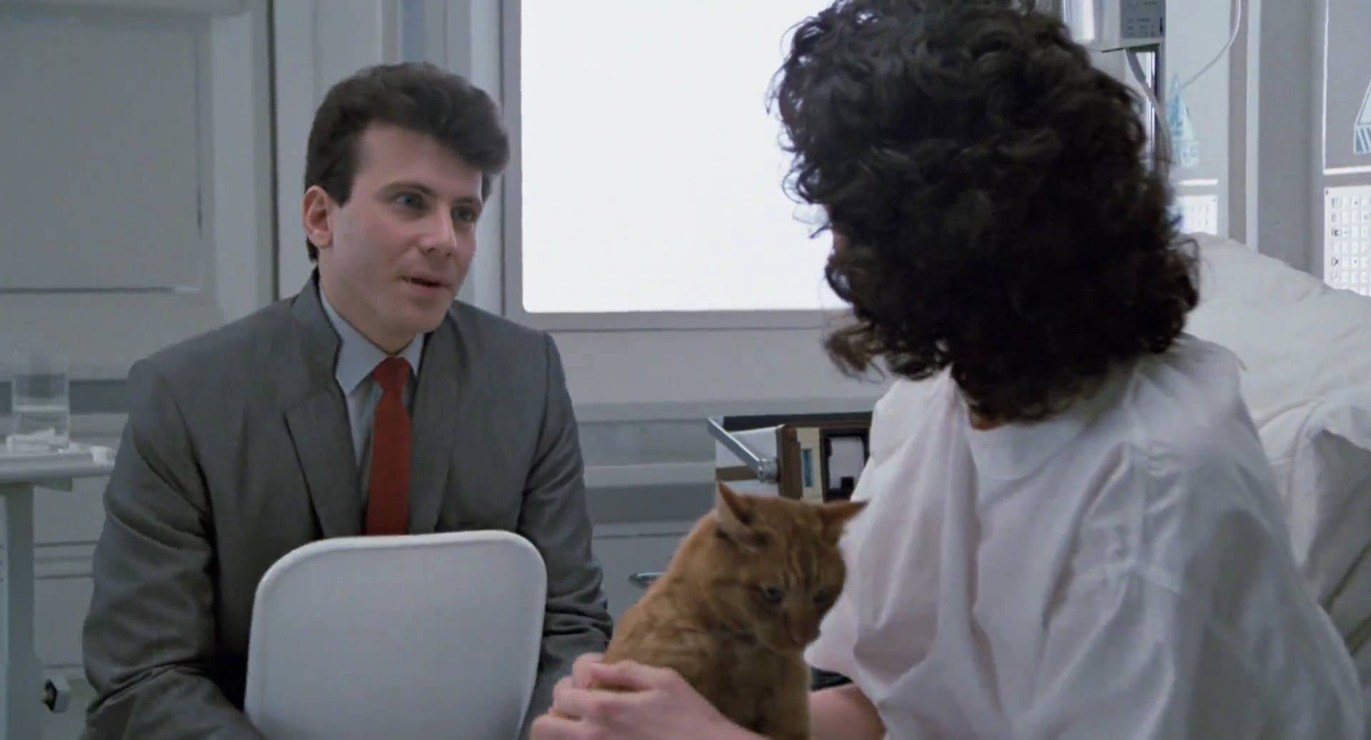 Screenshot from the 1986 sci-fi movie 