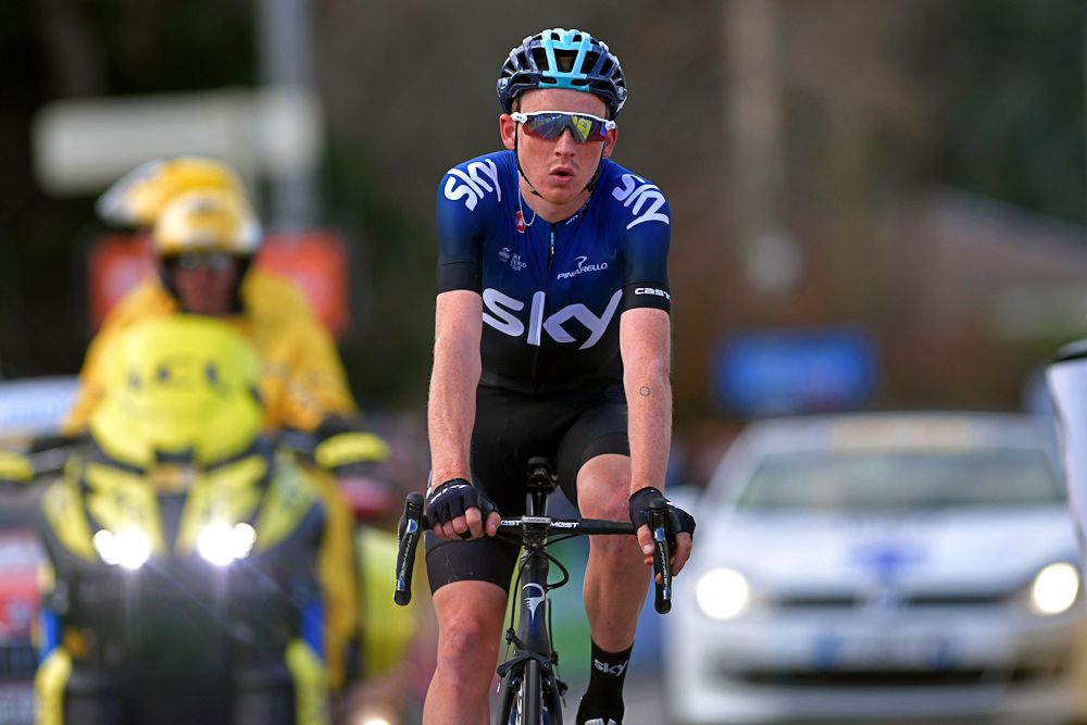 Tao Geoghegan Hart finishes stage 4 at Paris-Nice