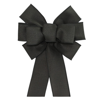 A black rustic wreath bow from Amazon