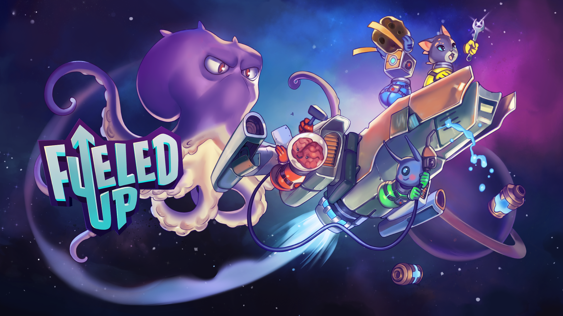 krone Blinke Tegn et billede Fueled Up is like Overcooked in space and it looks just as chaotic |  GamesRadar+