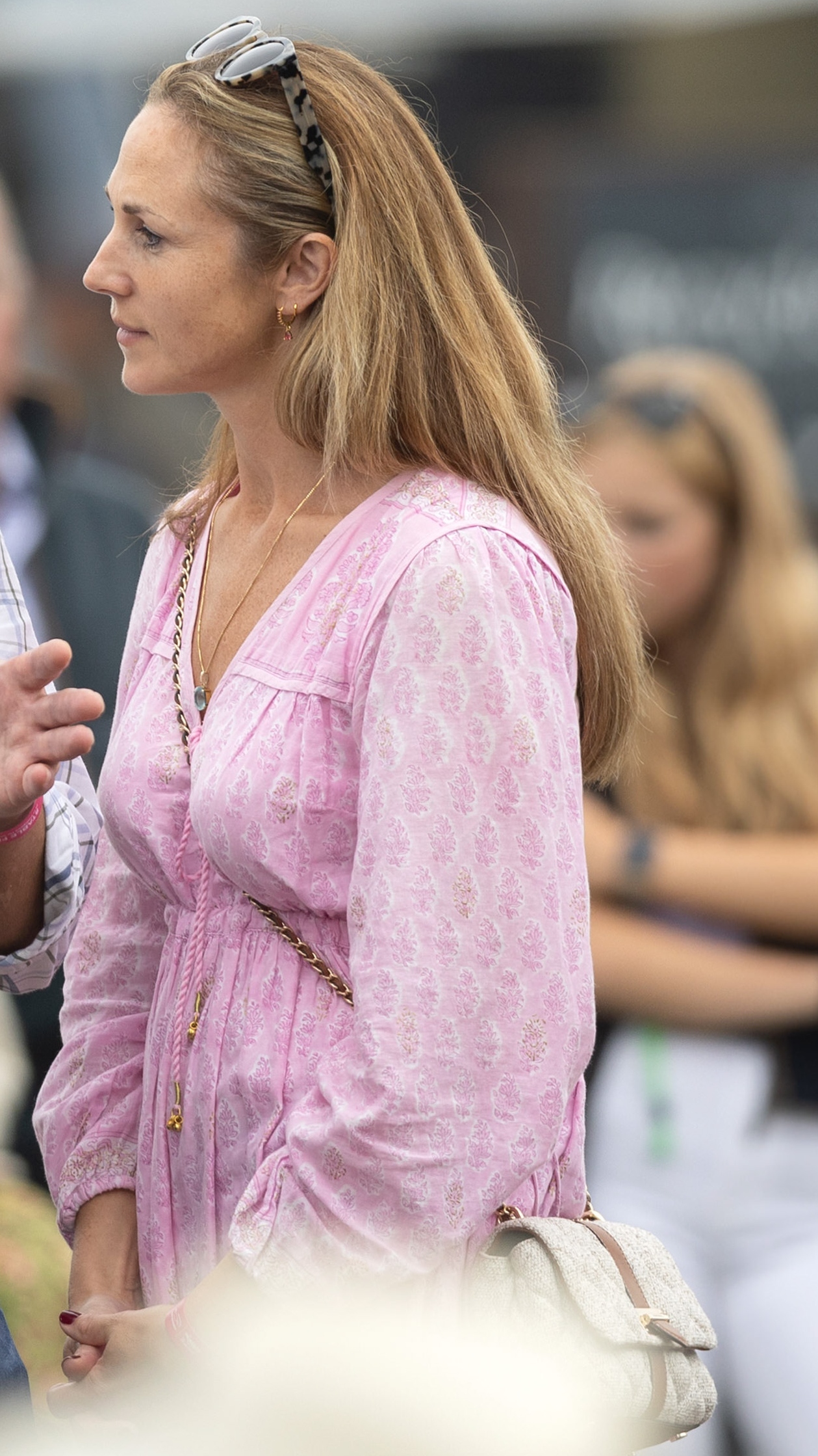 Harriet Sperling at the Burghley Horse Trials at Burghley House, Stamford, Lincolnshire on September 07, 2024
