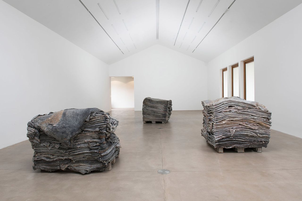 Installation view of ‘Berlinde De Bruyckere: Stages &amp; Tales’ at Hauser &amp; Wirth Somerset