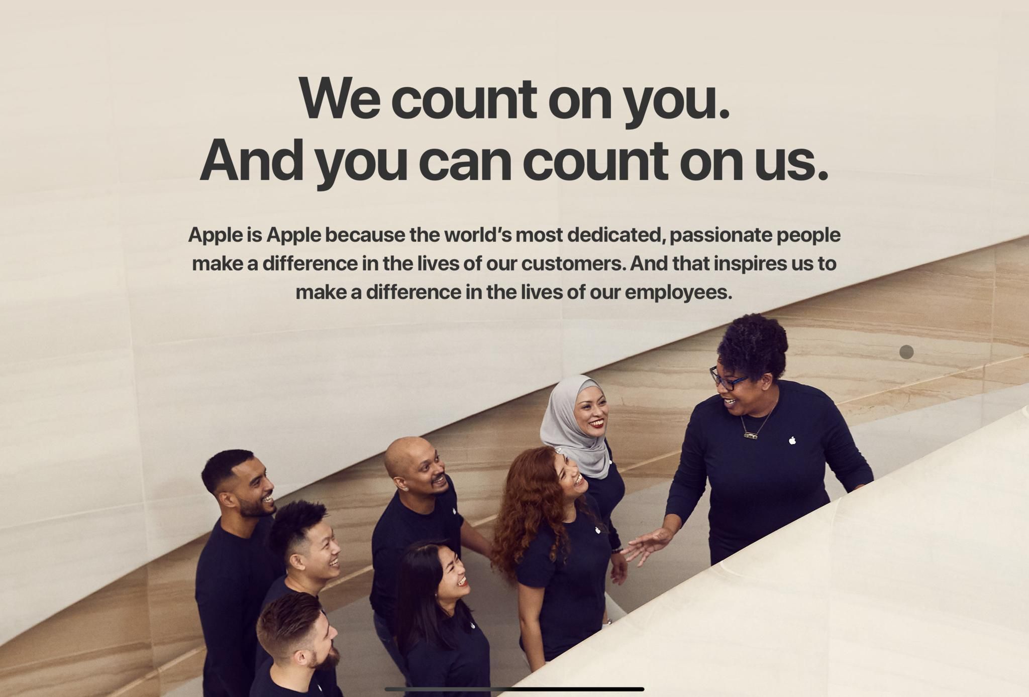 Nice Work Apple Apple launches a new Benefits page on its Jobs website | iMore