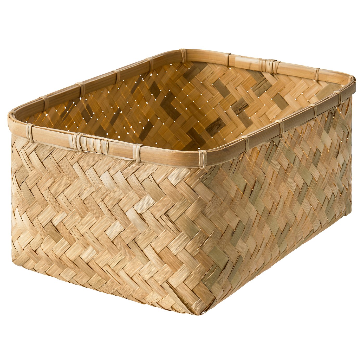 Mj&amp;Ouml;lkkanna Basket - Bamboo 9 &amp;frac34;x13 &amp;frac34;x7 "