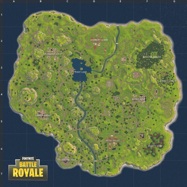 Up close with Fortnite Battle Royale's massive map update ... - 650 x 650 jpeg 101kB