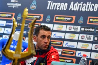 Vincenzo Nibali at the Tirreno-Adriatico press conference